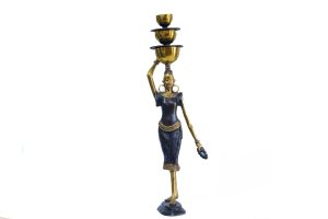 Statuette Porteuse d'Eau en Bronze