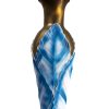 Vase artisanal en céramique, Feuille d'Azur