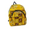 Sac à dos motifs africains jaune moutarde