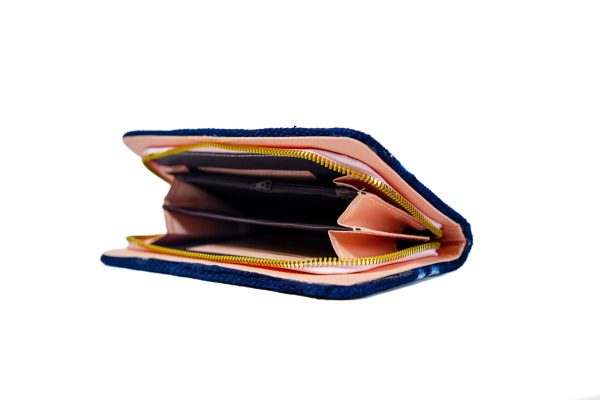 Pochette en Tissu Indigo