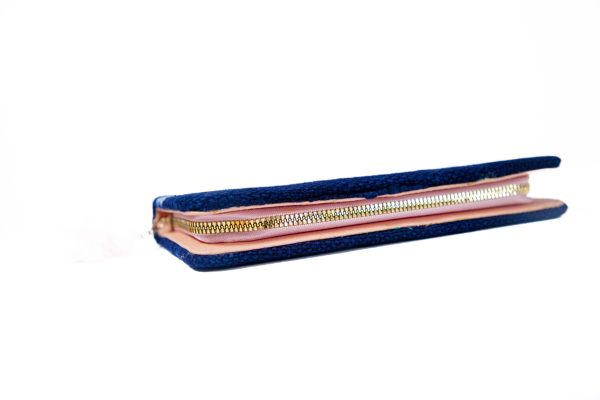 Pochette en Tissu Indigo
