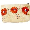 Pochette Brodée en Raphia