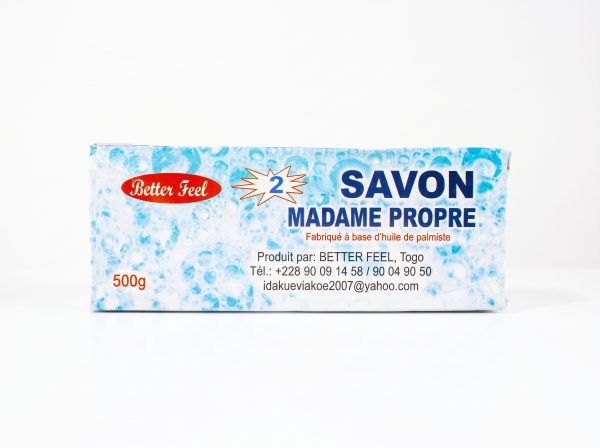 Savon Madame Propre, fabriqué à base d'huile de palmiste — 500g