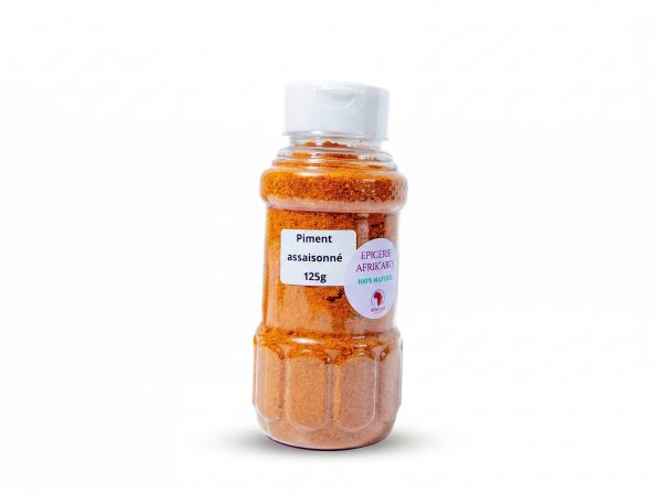 Piment assaisonné, 100% naturel Épicerie Afrik'Arts, 125g